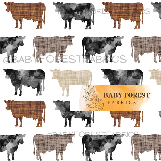 Linen cows