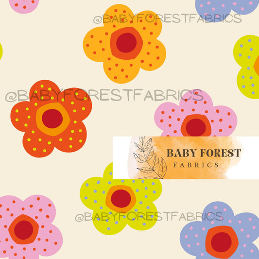 Spotty bold florals