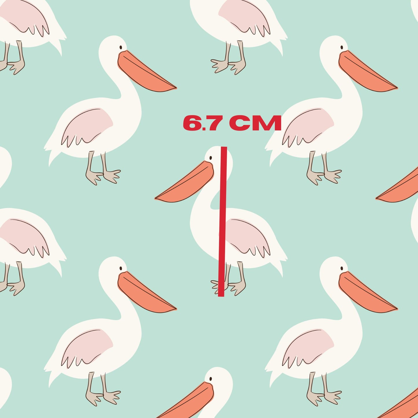 Prue Melanie Pelicans Mint