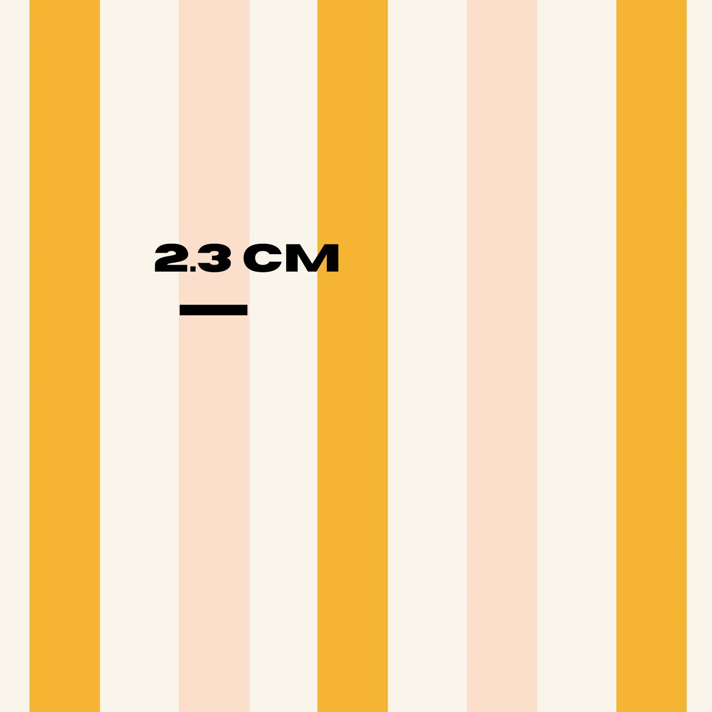 Thick golden peach stripes