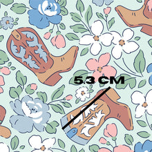 Load image into Gallery viewer, Green floral cowgirl
