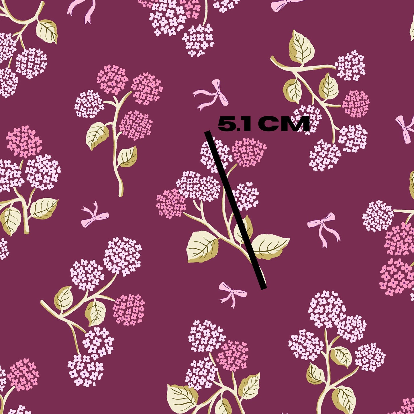 Hydrangea bows mullberry