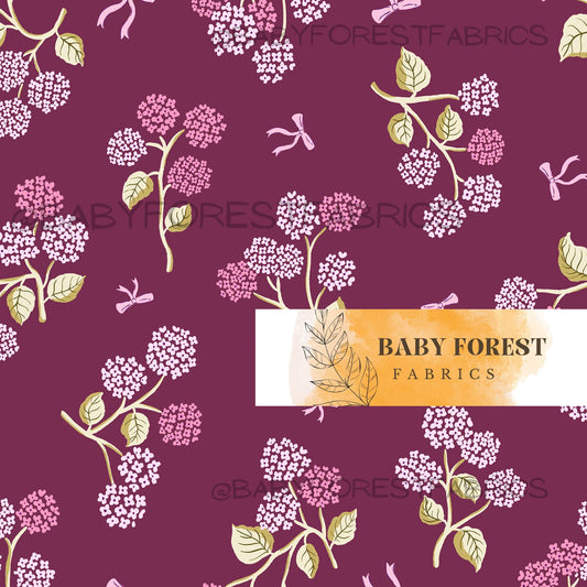 Hydrangea bows mullberry