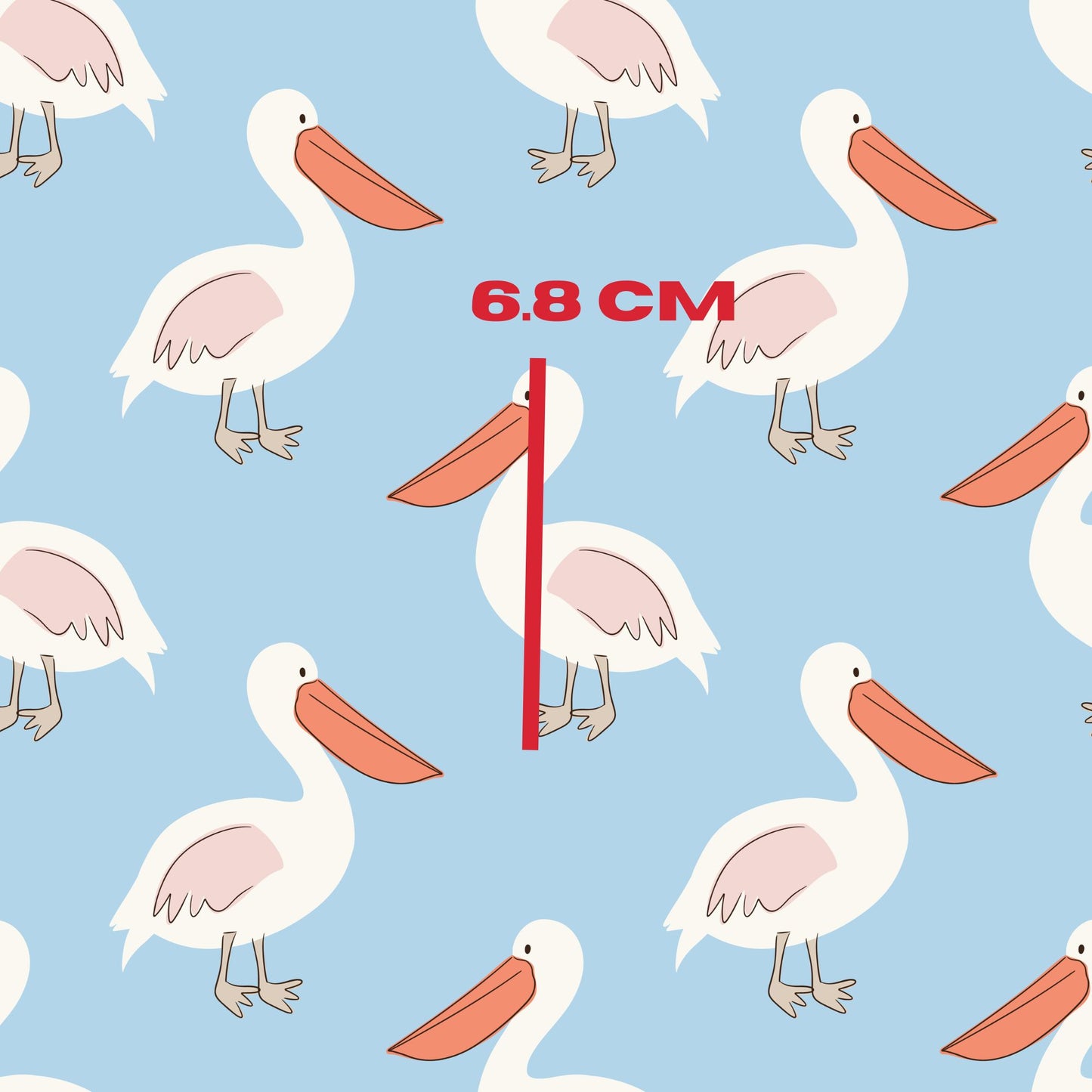 Prue Melanie Pelicans Blue