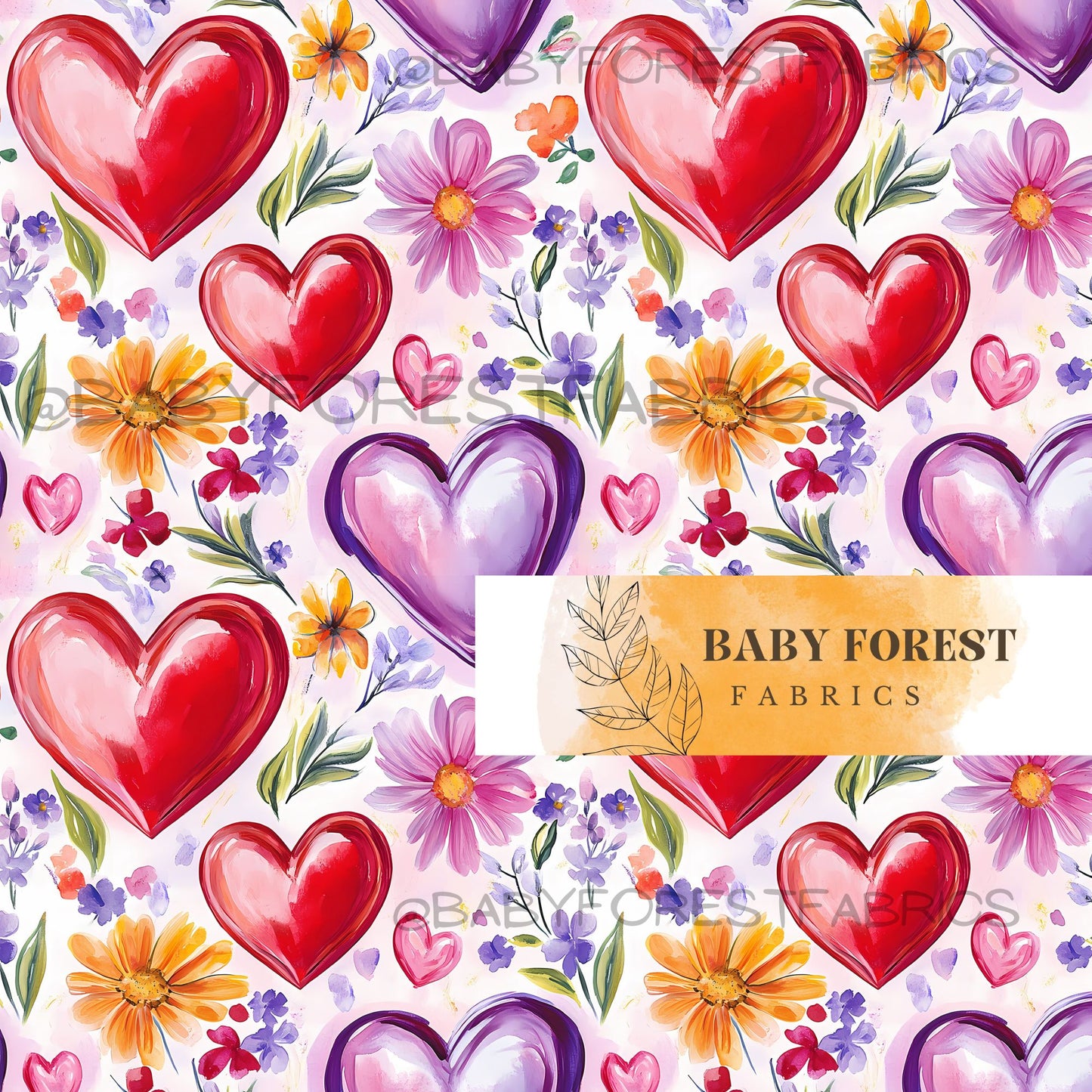 Painted hearts