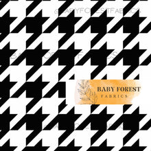 Load image into Gallery viewer, black and white houndstooth
