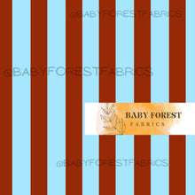 Load image into Gallery viewer, Rust blue stripes
