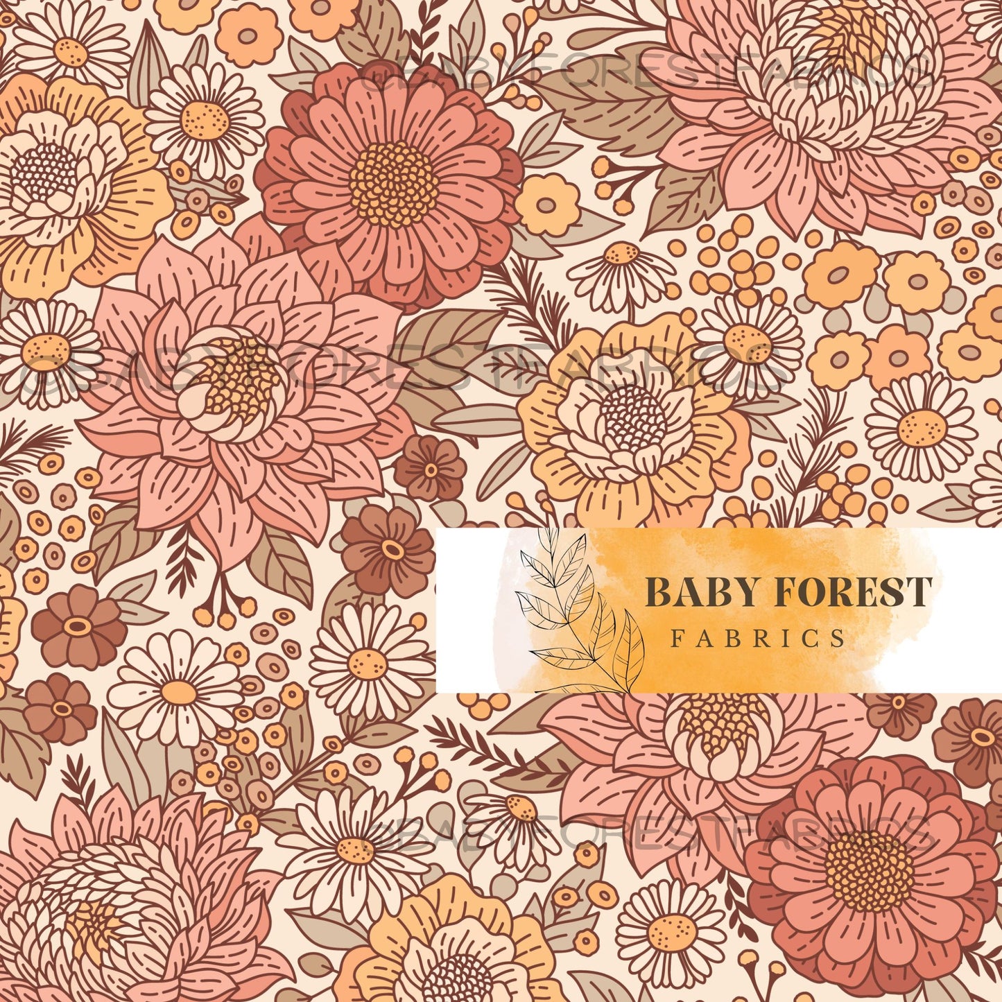 Floral Harvest Pattern Silence Studio
