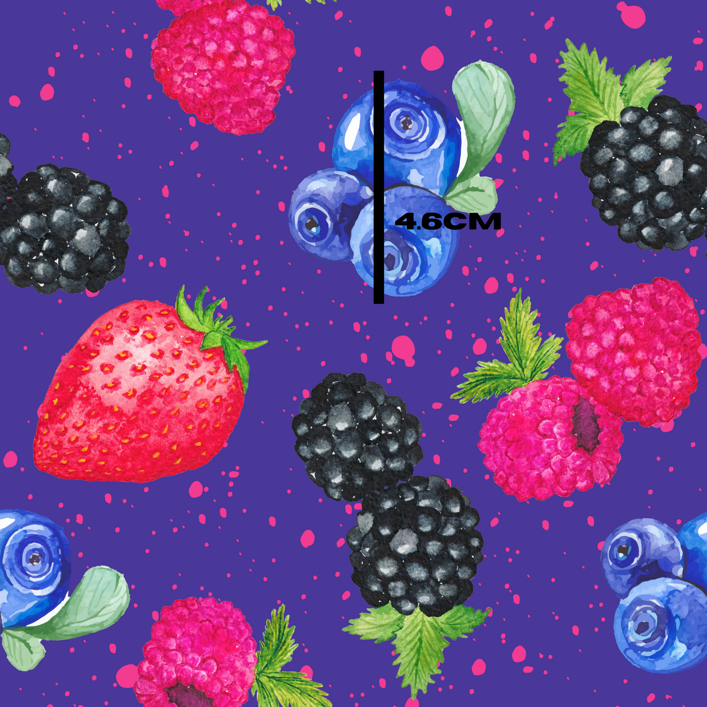 Berry on purple