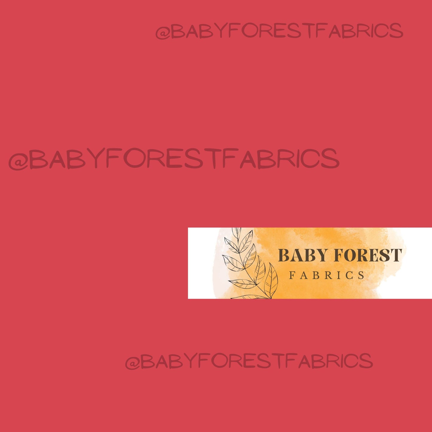 Bright colour block red Solid