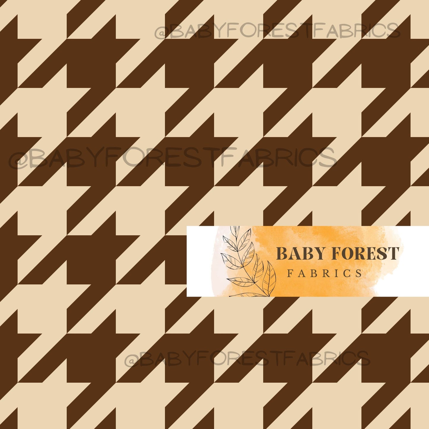 Mocha houndstooth