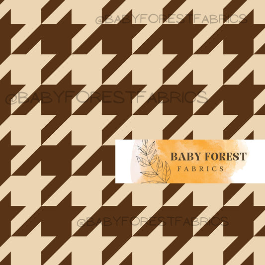 Mocha houndstooth