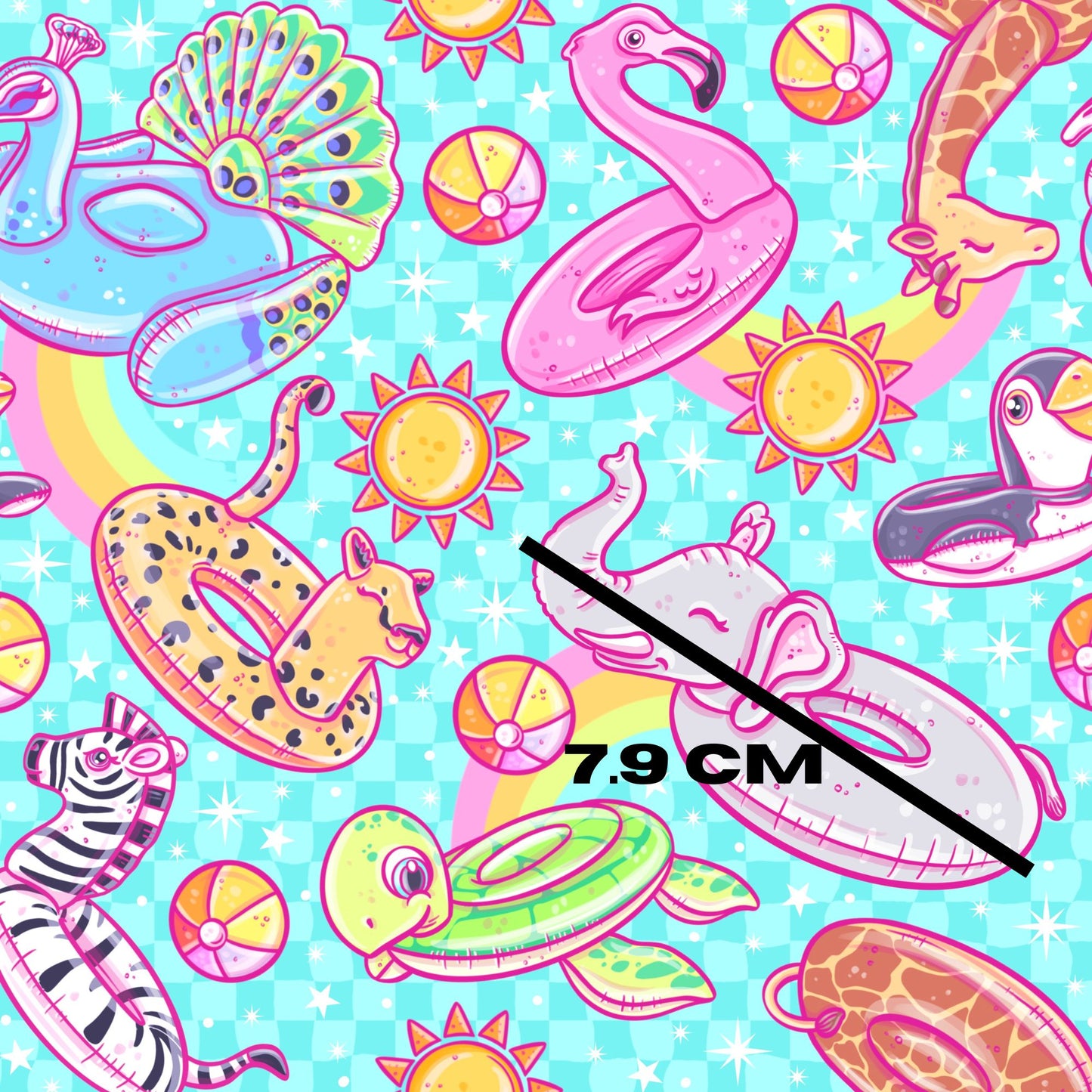 Blue swim floaties