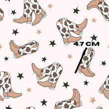 Load image into Gallery viewer, Mini Cow Patch Boots
