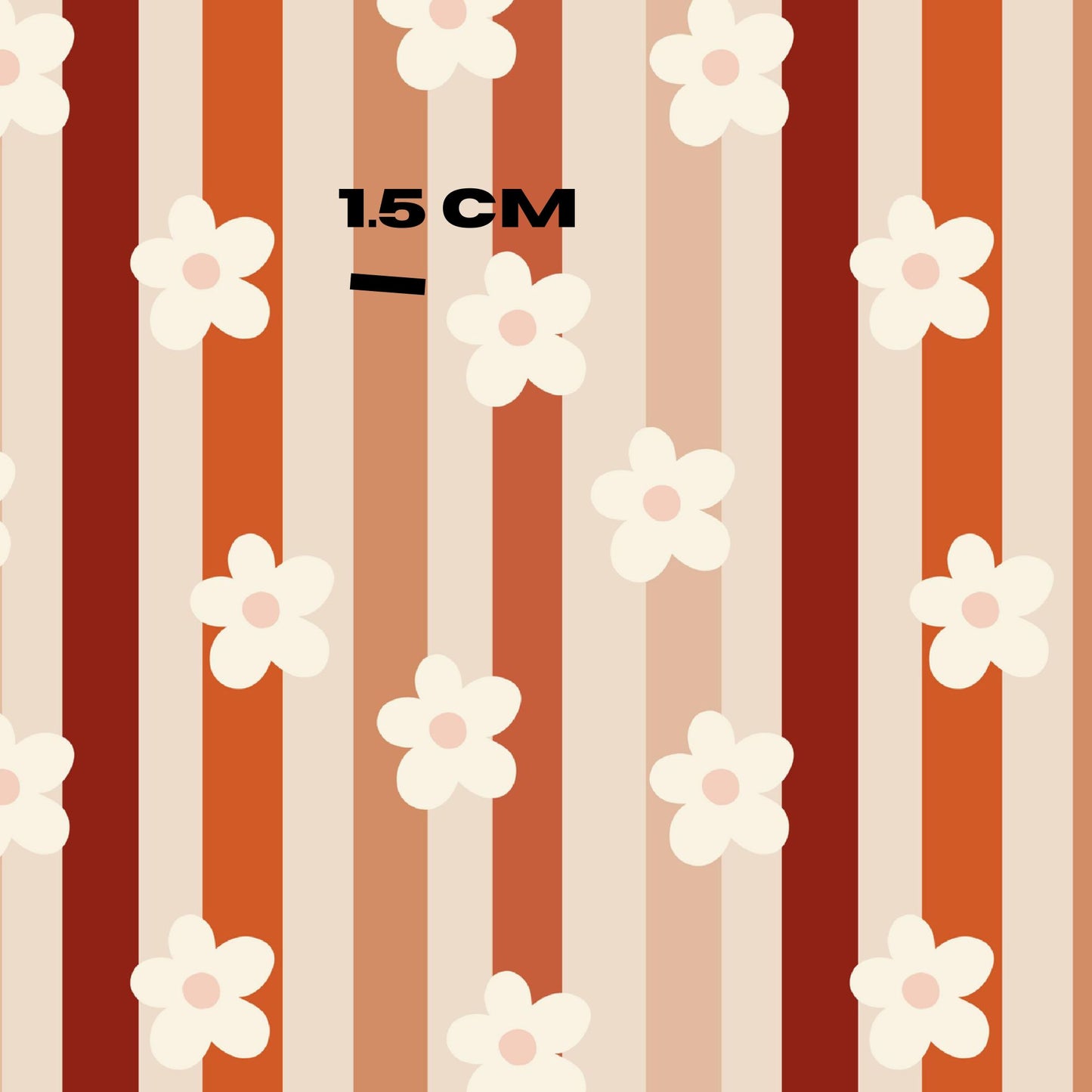Rust Daisy stripes