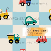 Load image into Gallery viewer, small cars on checks
