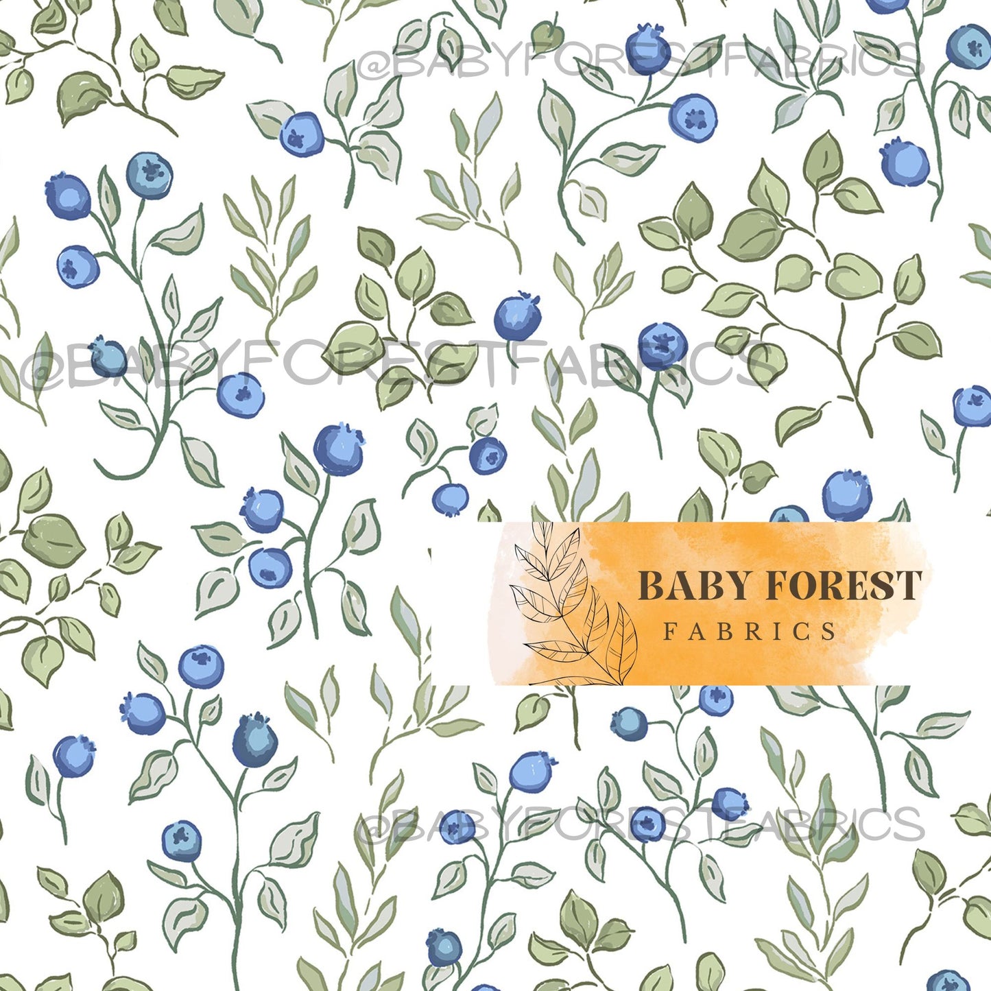 Blueberries blue green