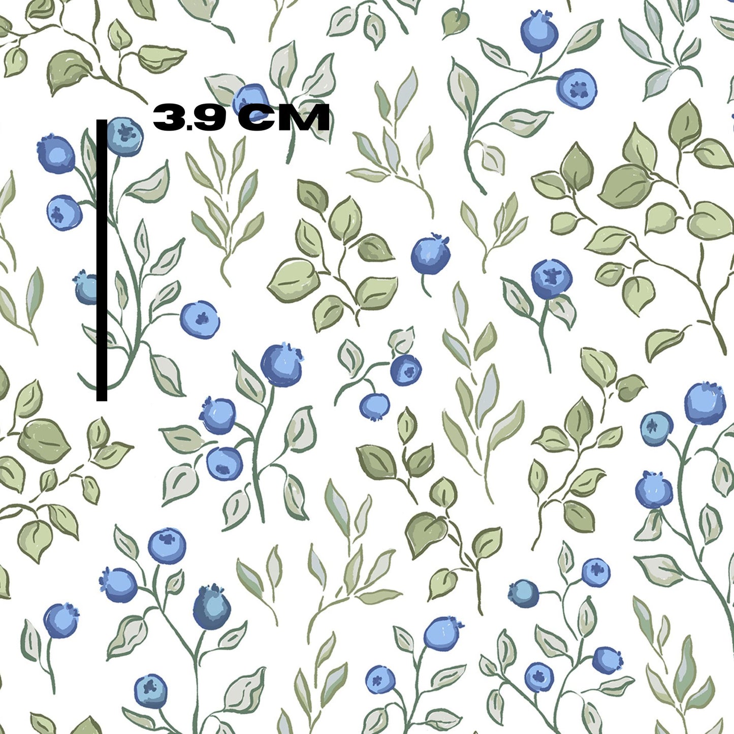 Blueberries blue green