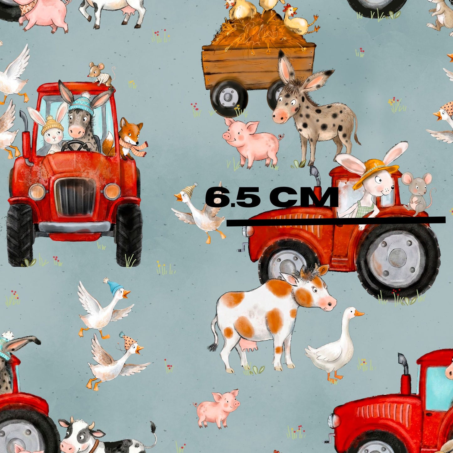 Red tractor farm