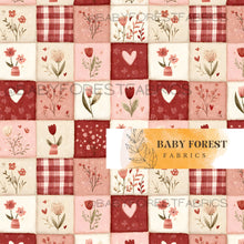 Load image into Gallery viewer, Pink Red Valentine patchwork
