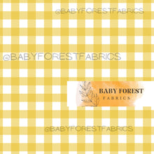 Load image into Gallery viewer, Bright colour block yellow gingham
