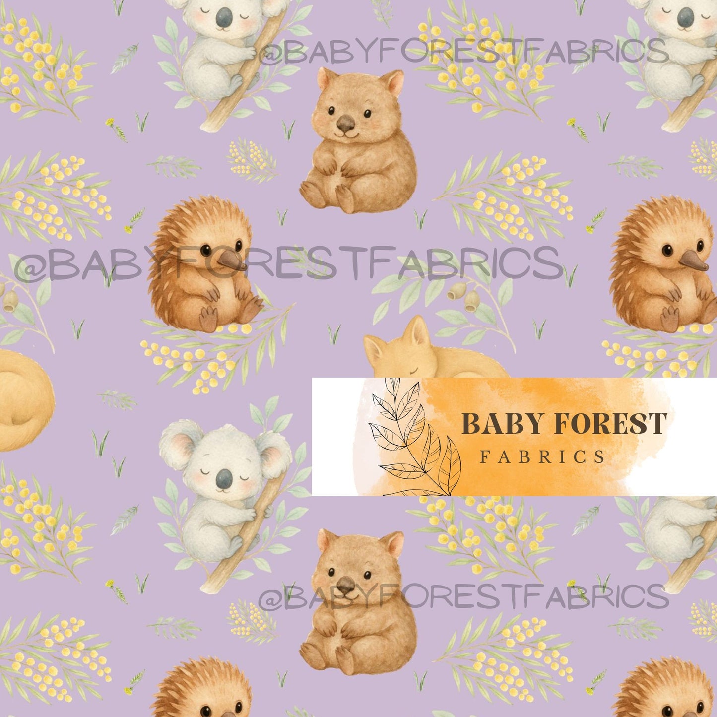 Purple bush friends