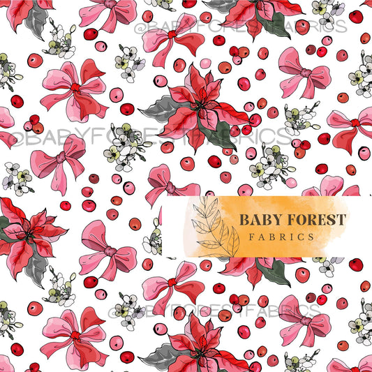 Red bows and berry