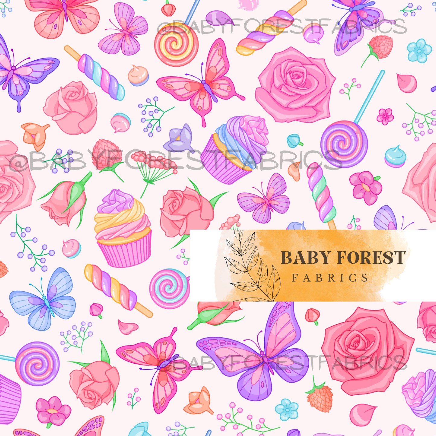 Sweets on Very light Pink