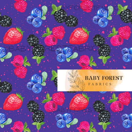Berry on purple