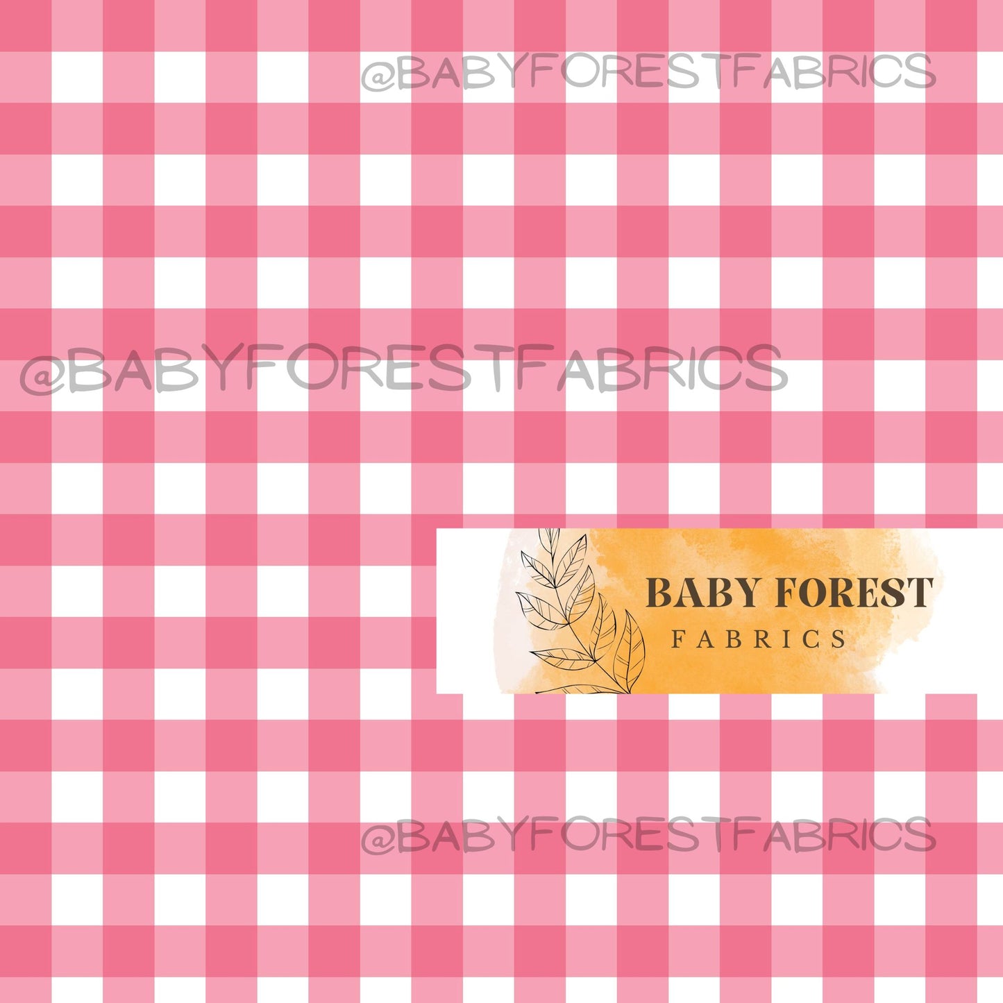 Gingham to match Easter bow stripes