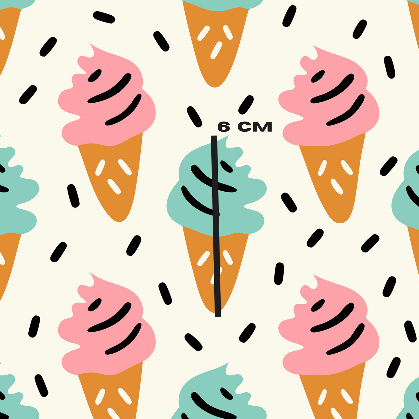 Ice cream speckle