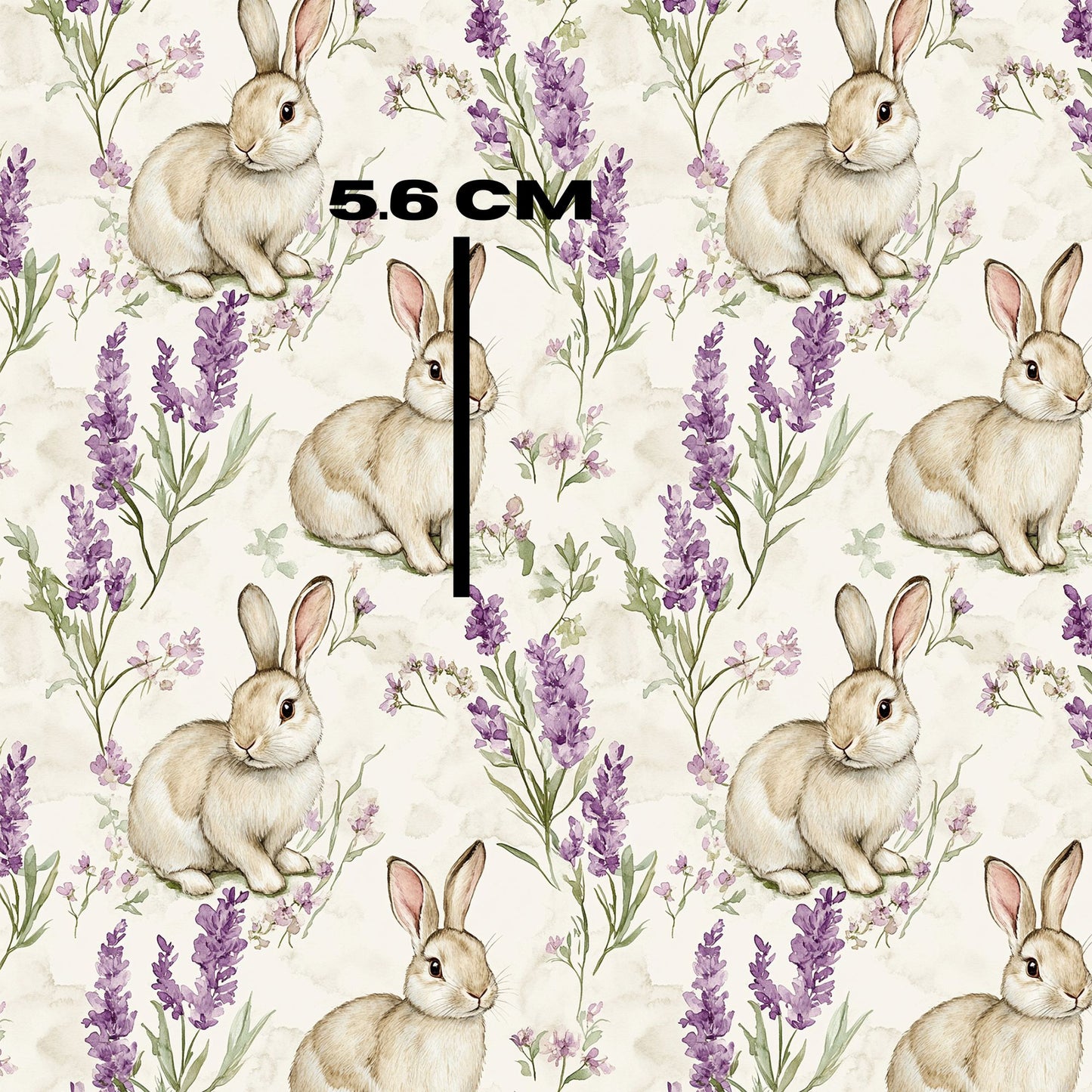 Vintage lavender bunny