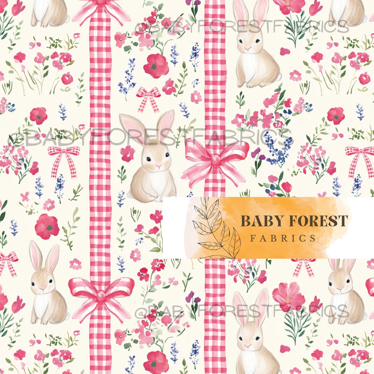 Easter bow stripes