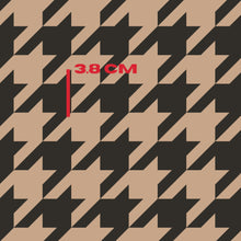 Load image into Gallery viewer, black brown houndstooth
