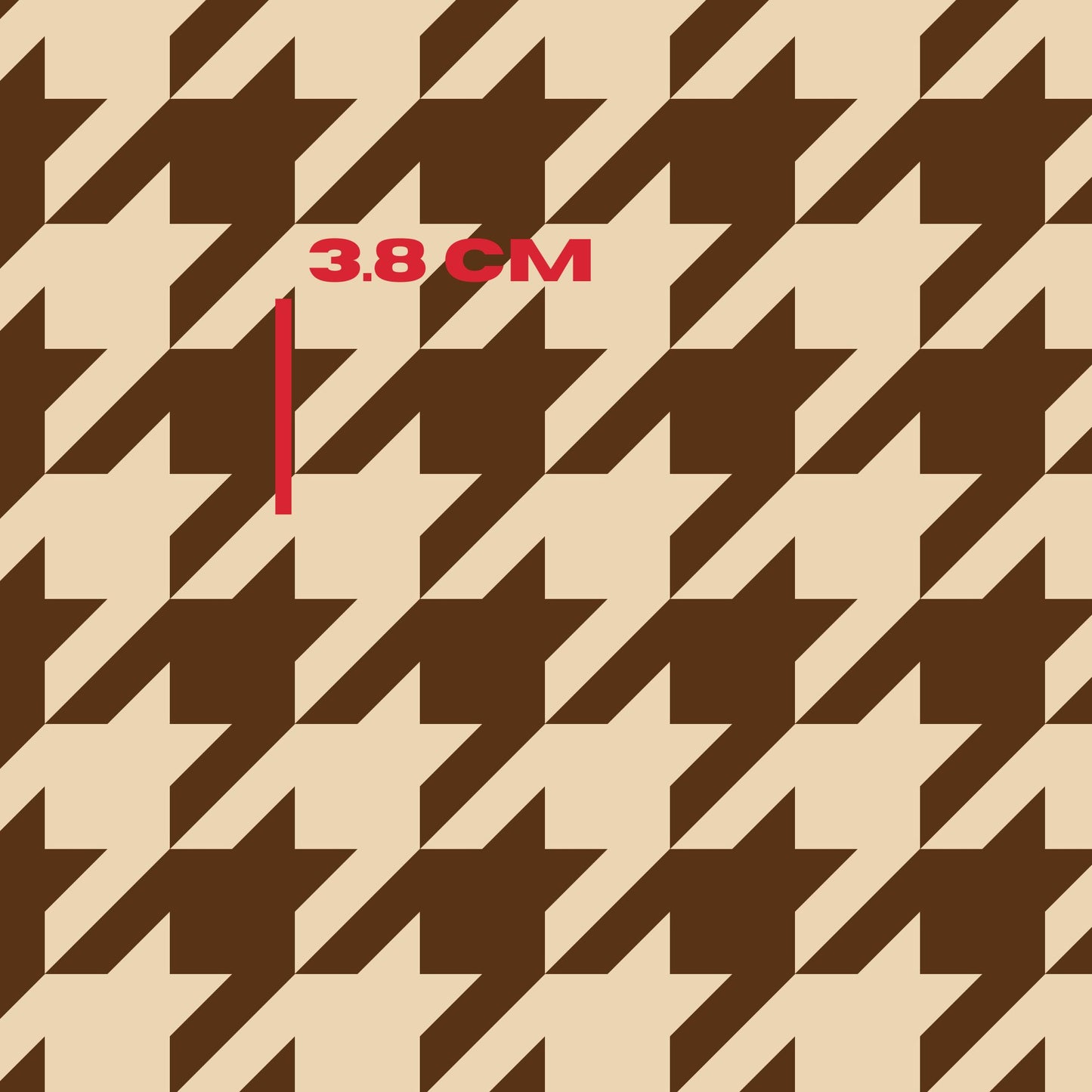Mocha houndstooth
