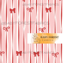 Load image into Gallery viewer, pink bow stripes
