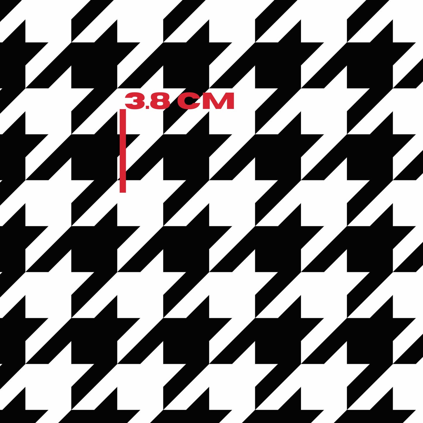 black and white houndstooth