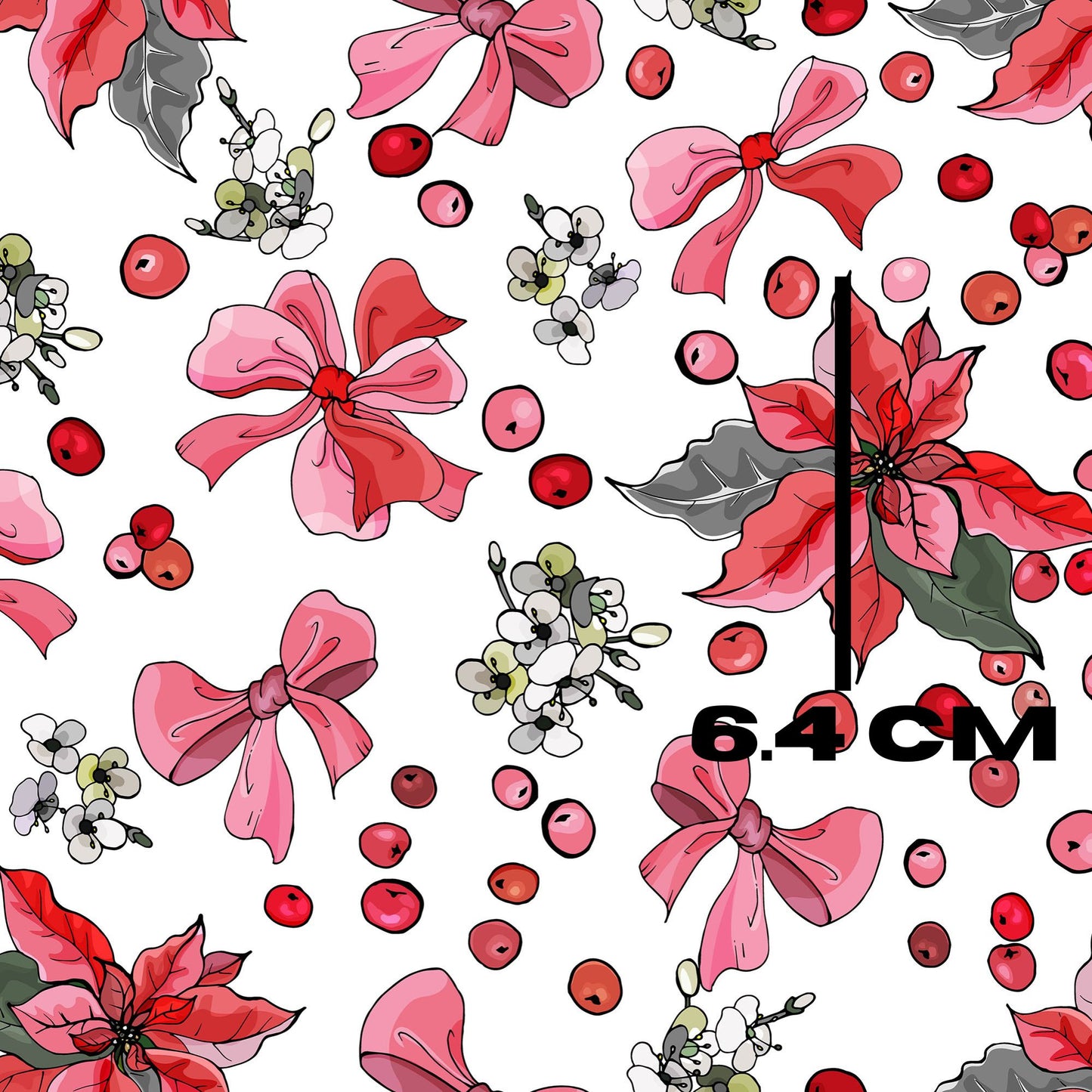 Red bows and berry
