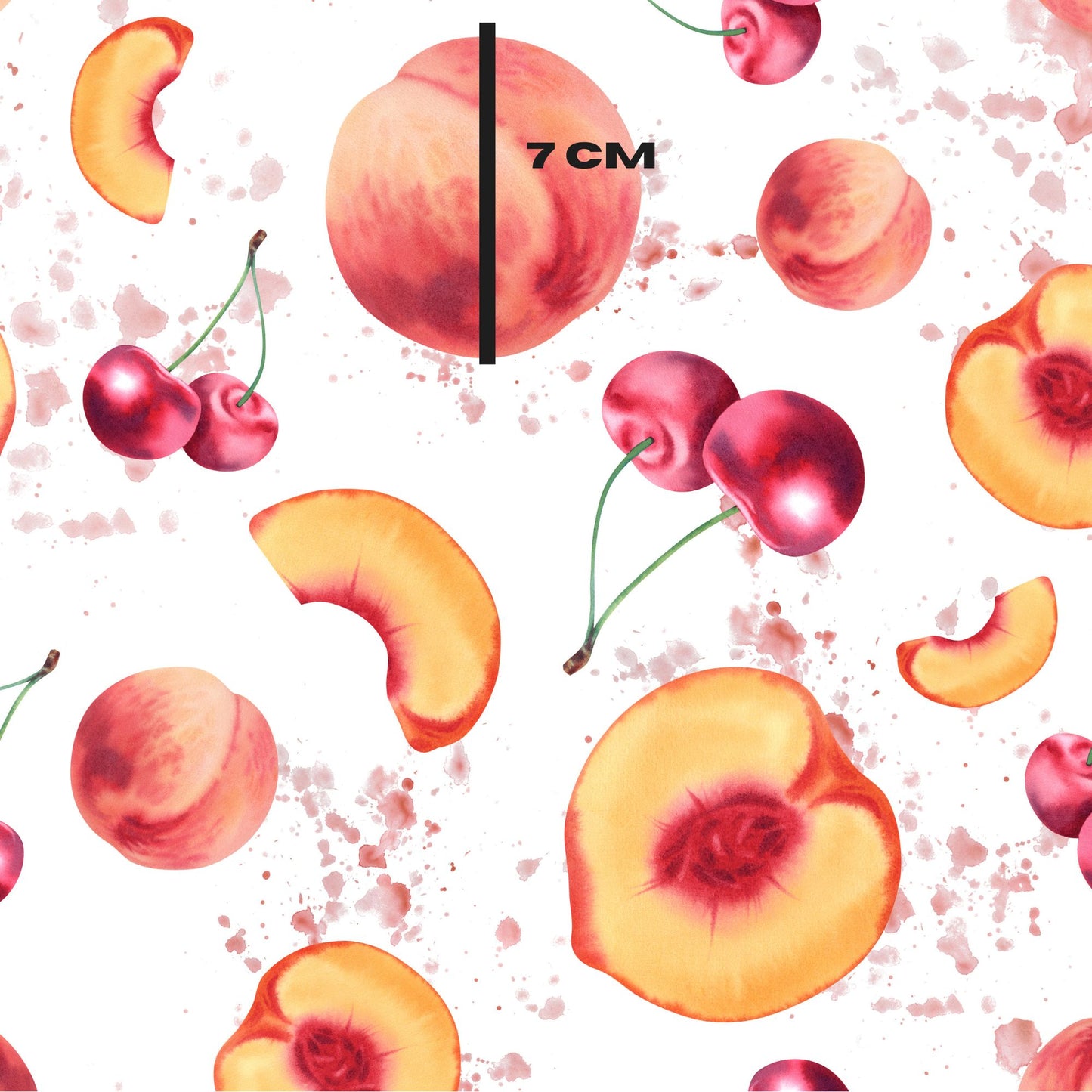 Peaches and cherries