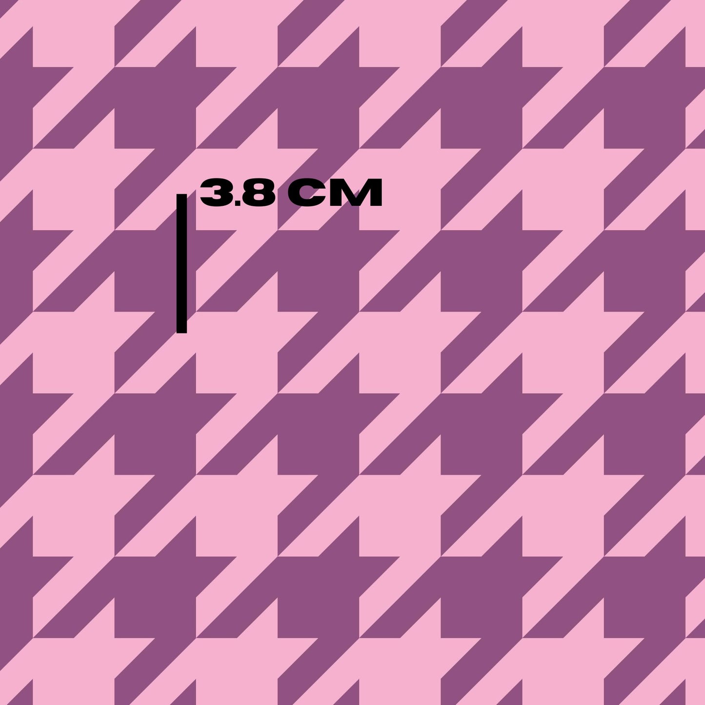 purple pink houndstooth