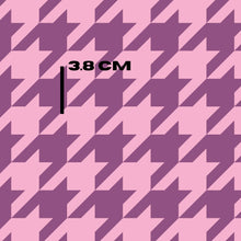 Load image into Gallery viewer, purple pink houndstooth
