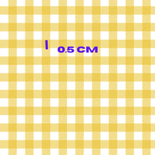Load image into Gallery viewer, Bright colour block yellow gingham
