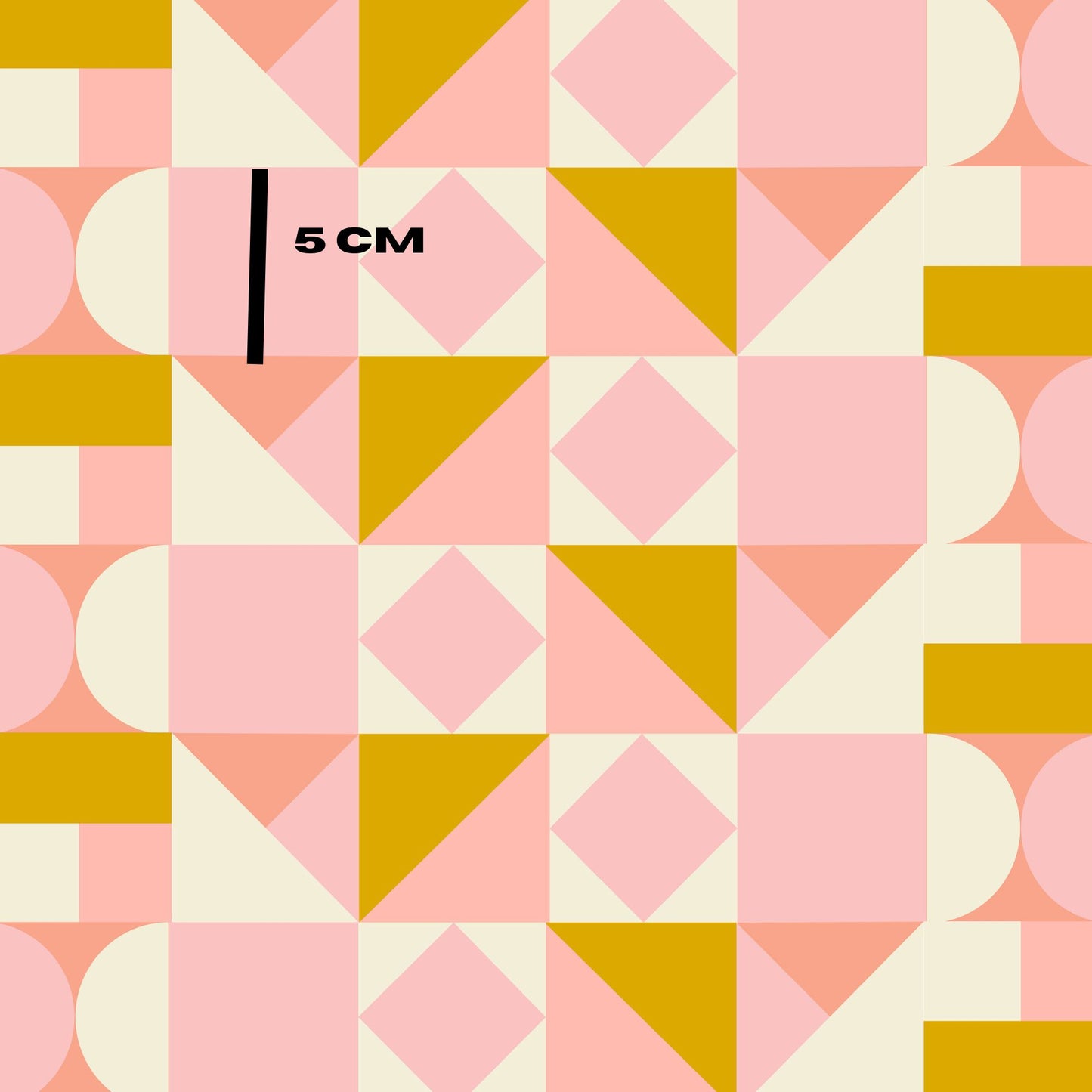 Pink gold squares