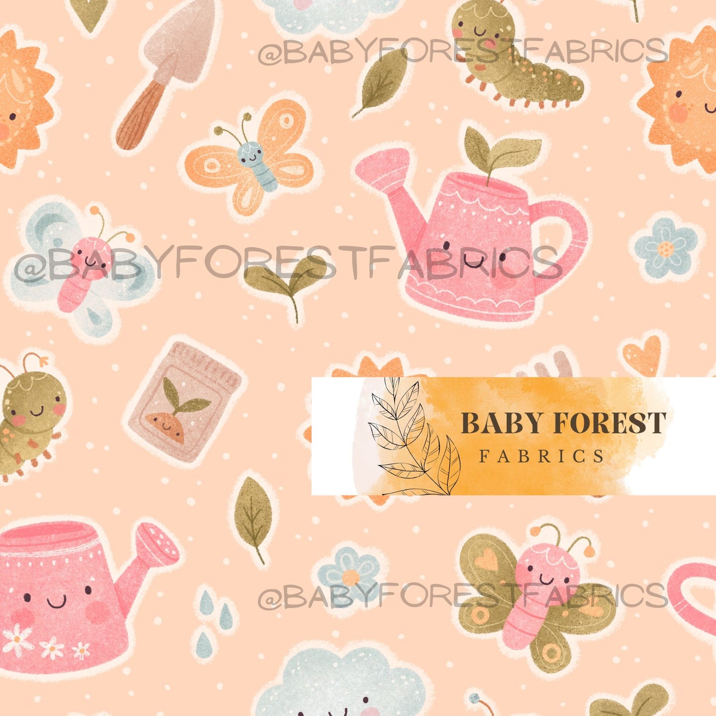 Little Garden Friends Pattern Silence Studio