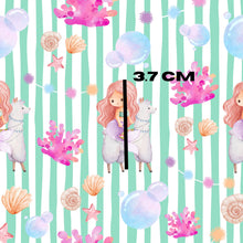 Load image into Gallery viewer, Green Mermaids and Llamas

