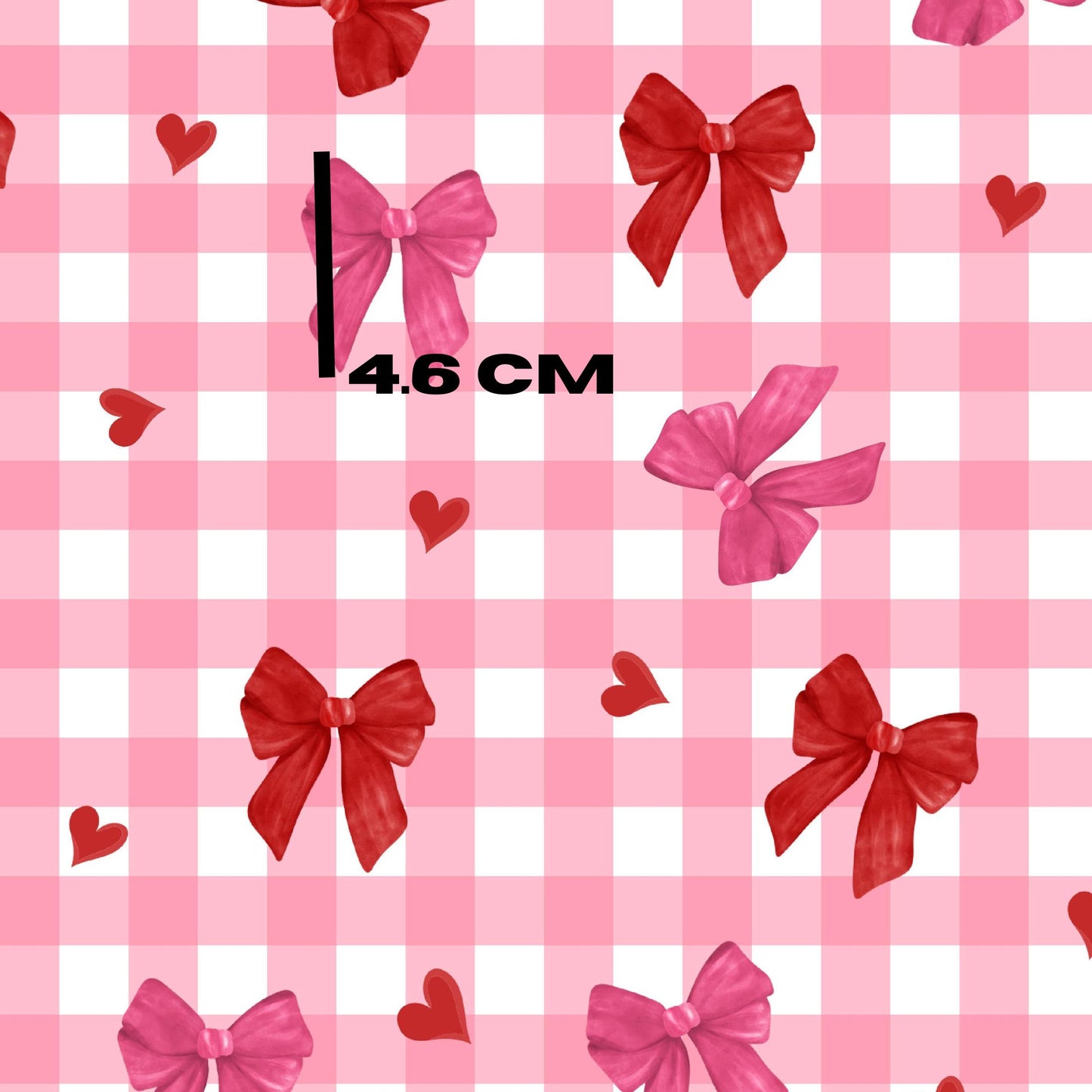 Pink red bows