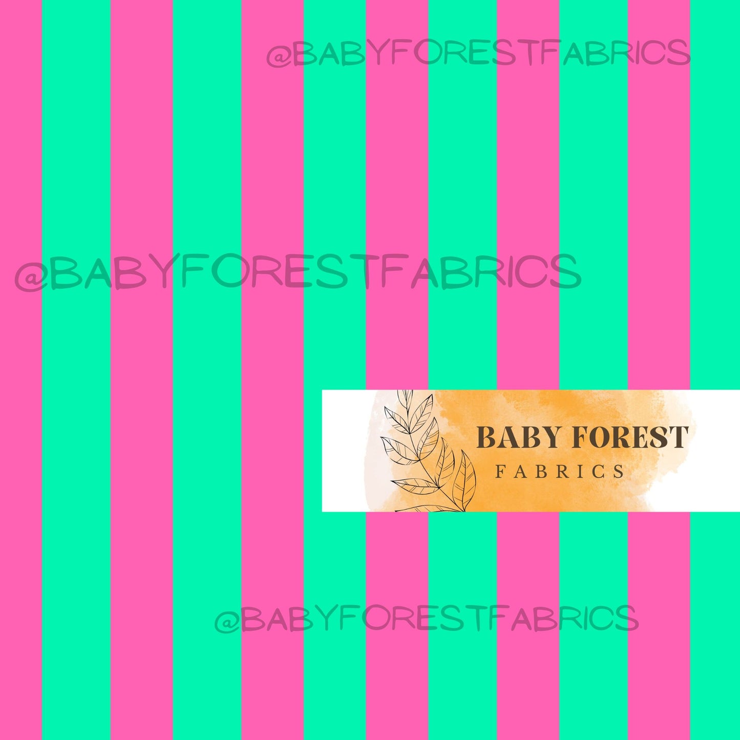 Bright pinkgreen stripe