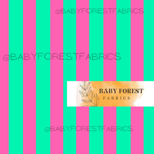 Bright pinkgreen stripe