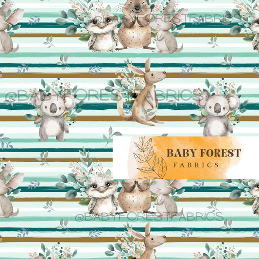 Green brown aussie friends