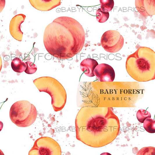 Peaches and cherries